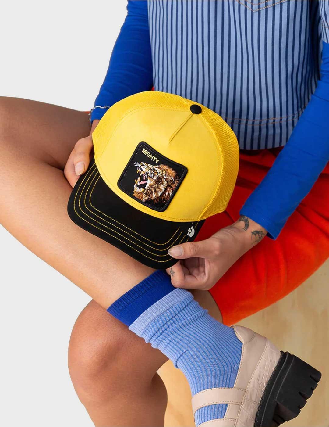 Goorin Suede Lion gorra amarilla para hombre y mujer
