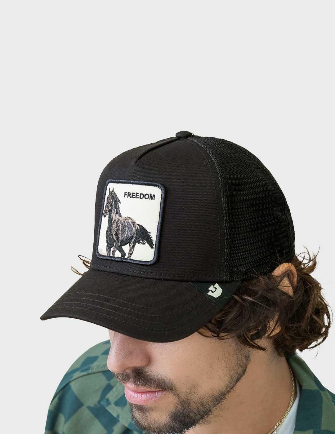 Goorin Freedom Horse gorra negra para hombre y mujer