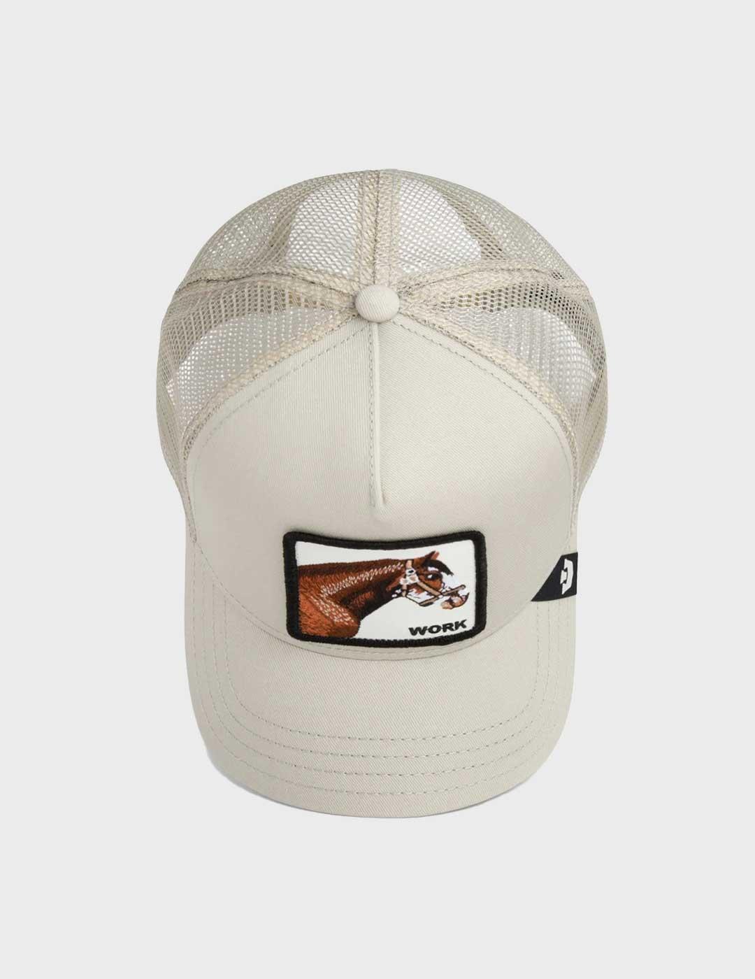 Goorin Work Horse gorra beige para hombre y mujer