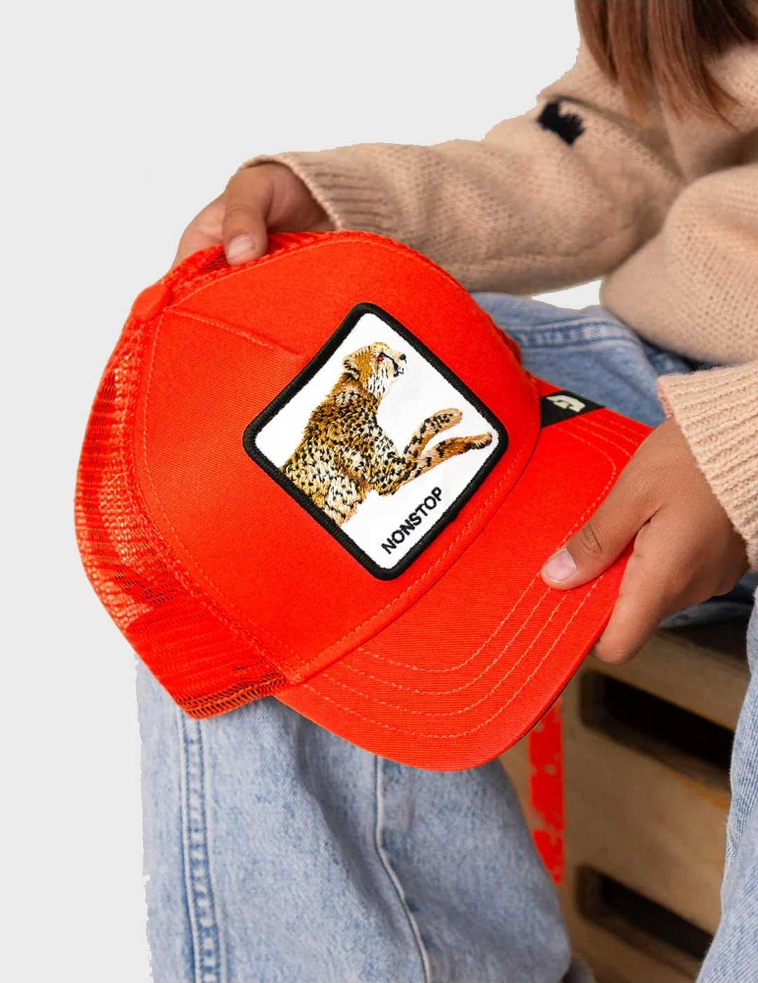 Goorin The Nonstop Ceeta Mini gorra naranja para niño y niña