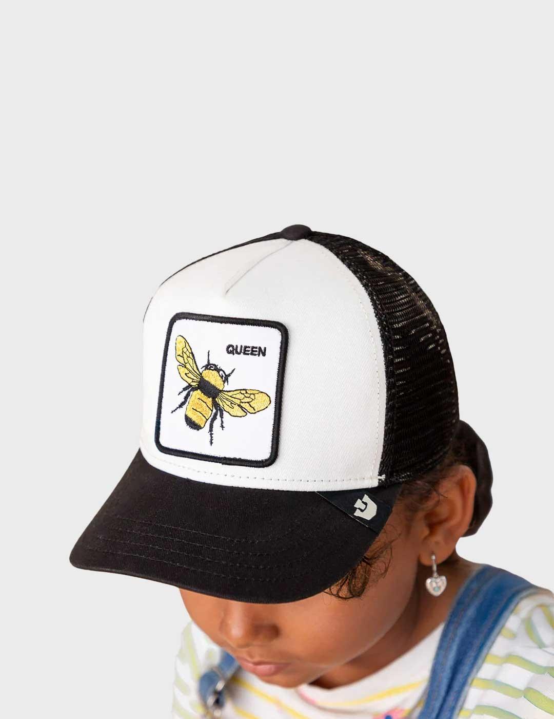 Goorin The Queen Bee Mini gorra blanca para niño y niña