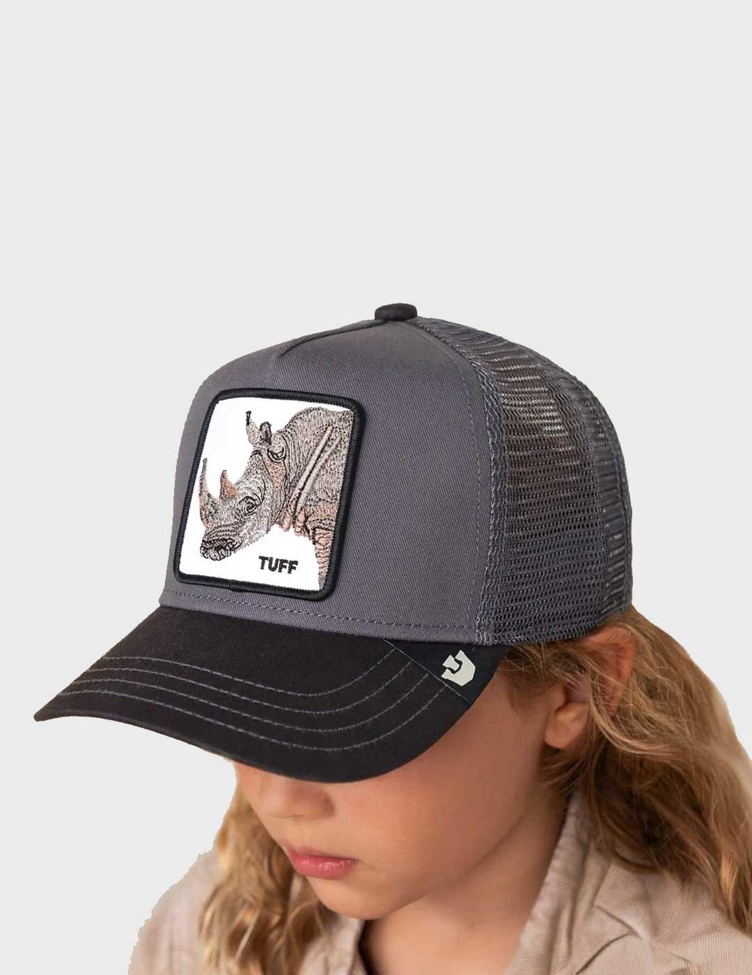Goorin The Tuff Rhino Mini gorra gris para niño y niña