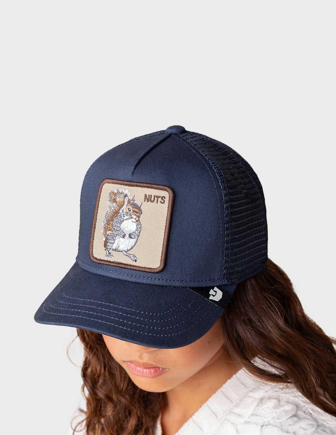 Goorin Nuts Mini gorra azul marino para niño y niña
