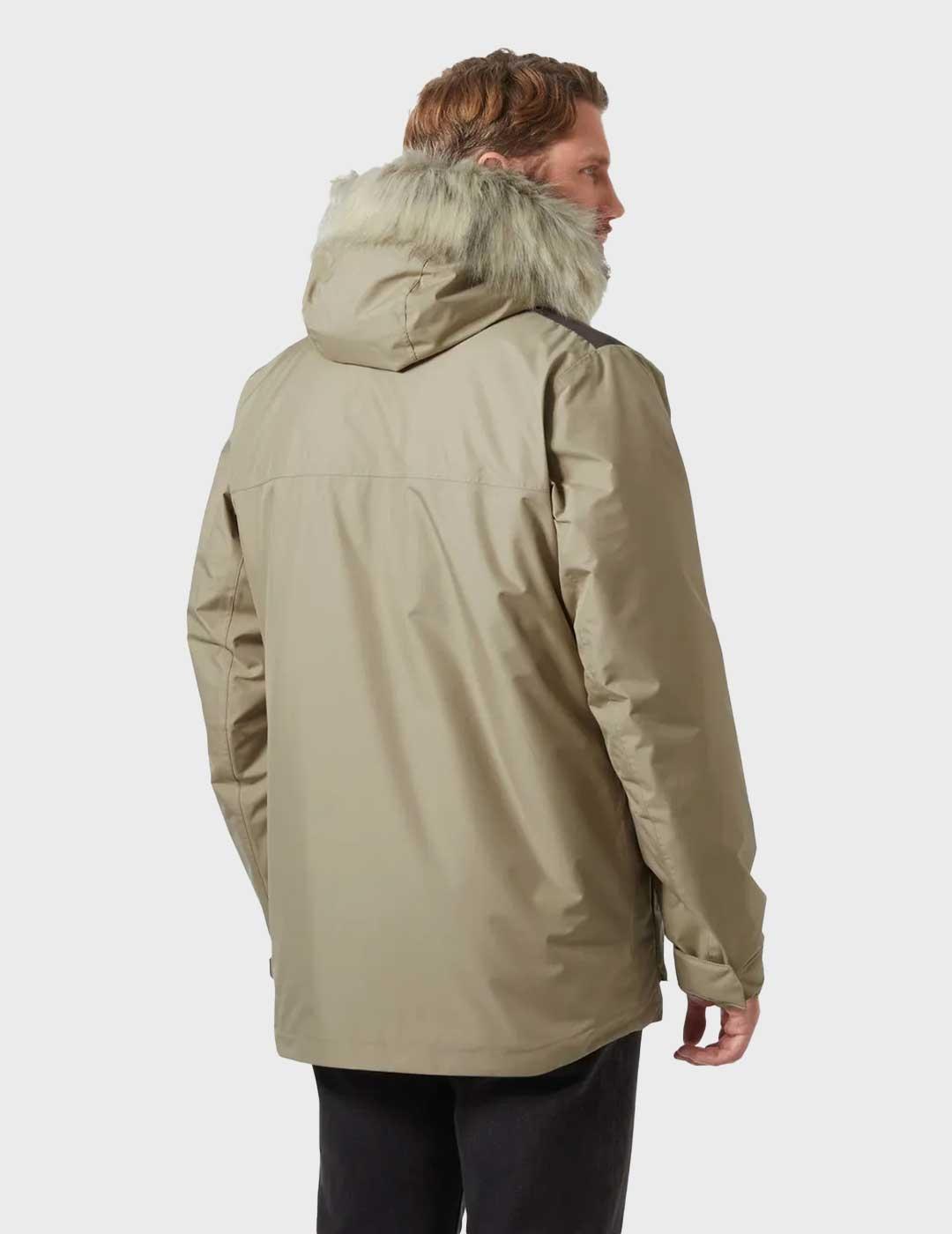 Helly Hansen Coastal 3.0 parka beige para hombre