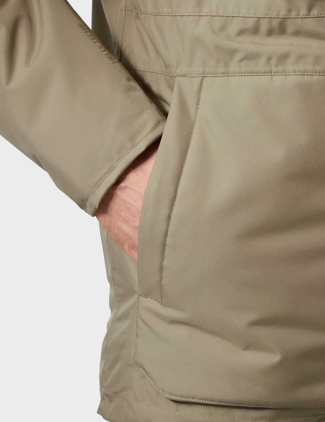 Helly Hansen Coastal 3.0 parka beige para hombre