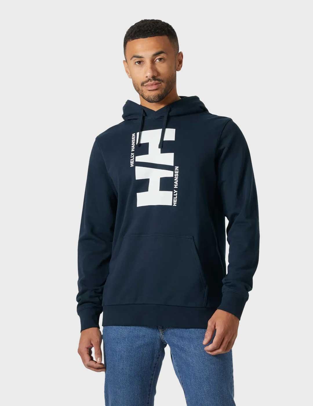 Helly Hansen Graphic sudadera azul marino para hombre
