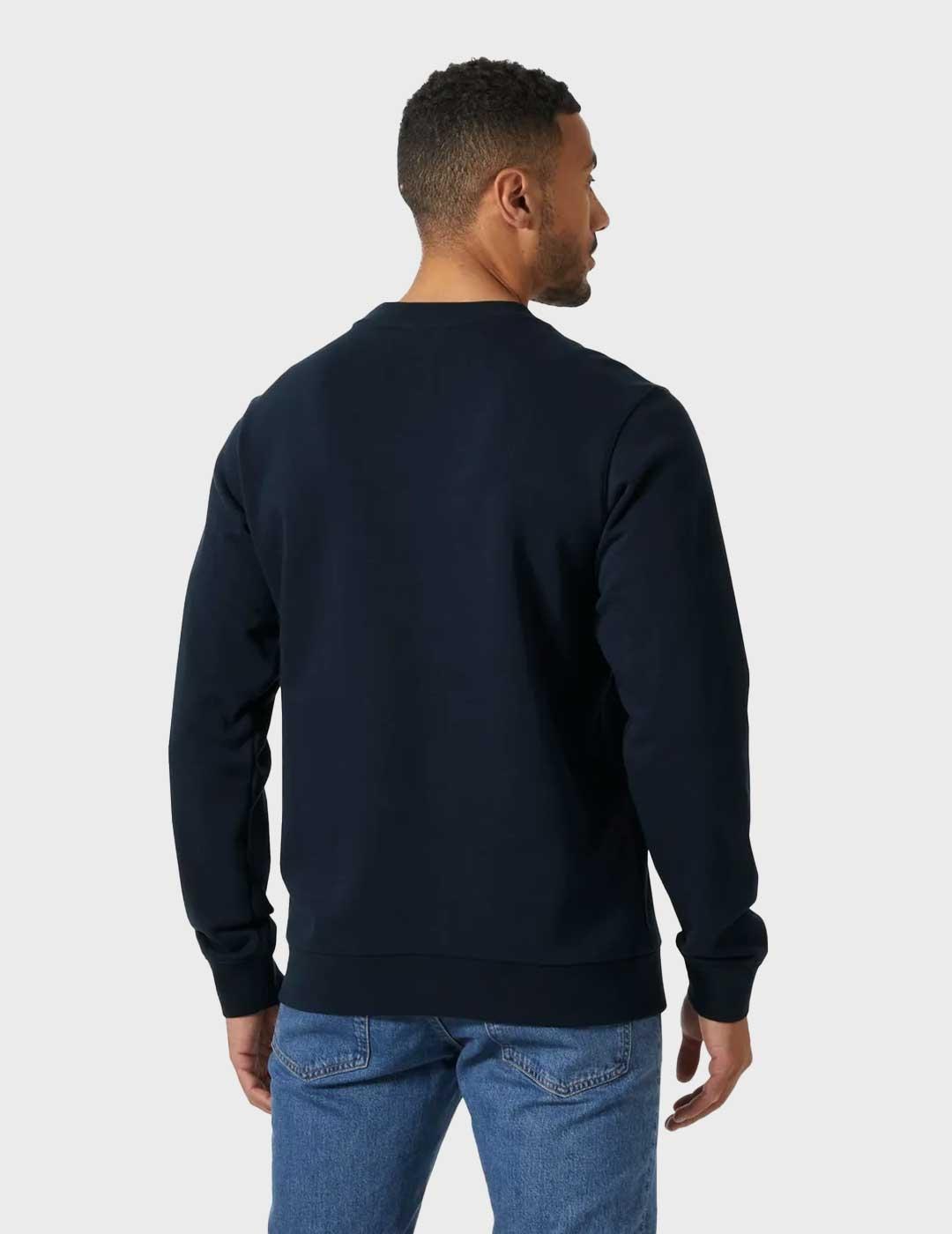Helly Hansen Logo sudadera azul marino para hombre