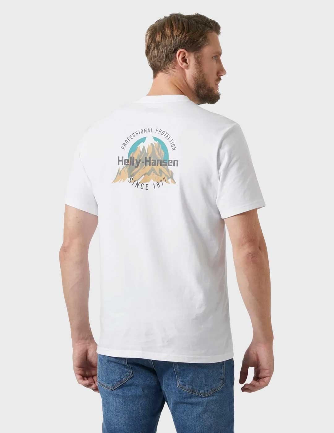 Helly Hansen Core Graphic 2.0 camiseta blanca para hombre