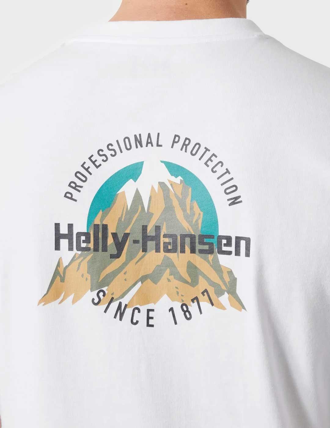 Helly Hansen Core Graphic 2.0 camiseta blanca para hombre