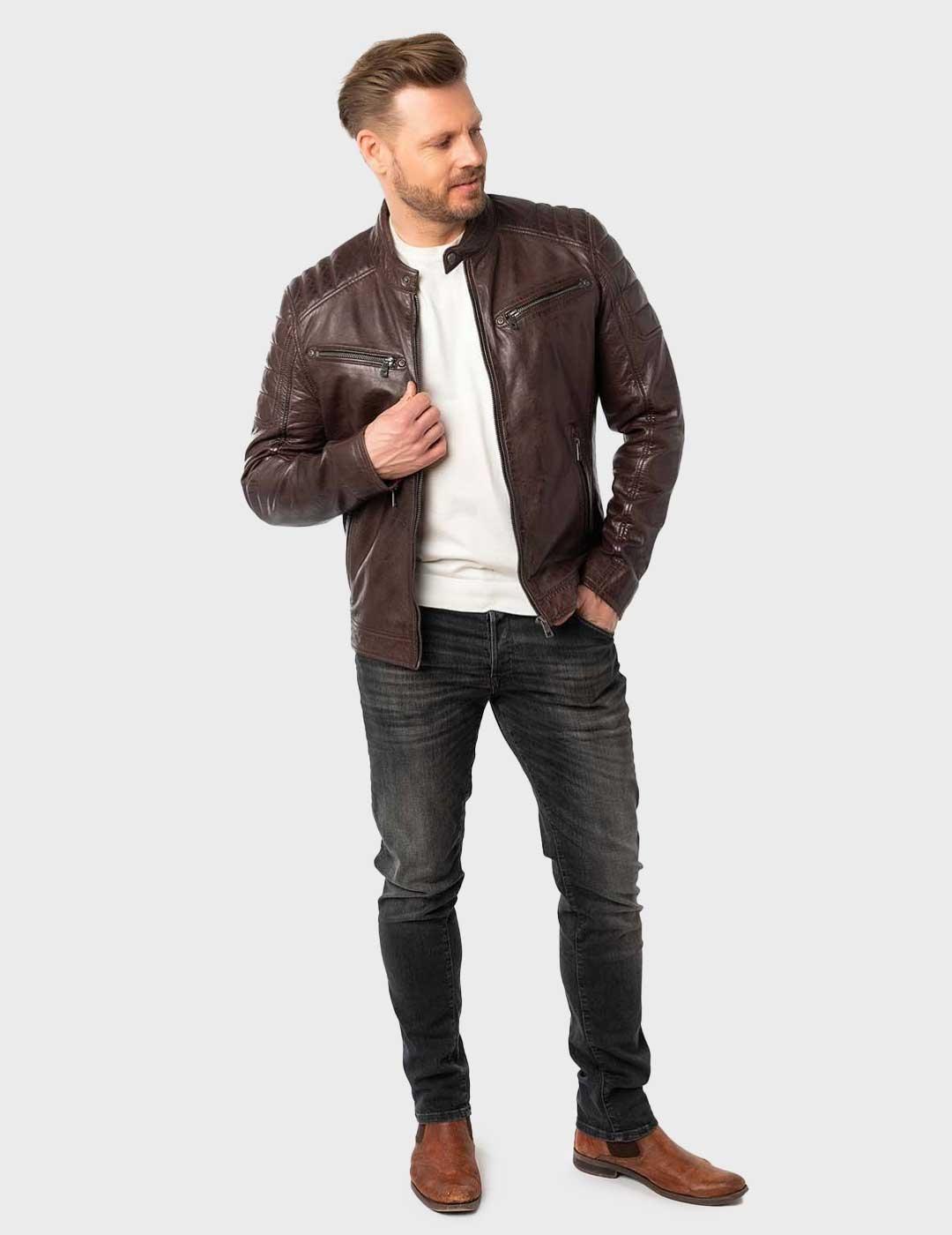 Gipsy Derry chaqueta marrón para hombre