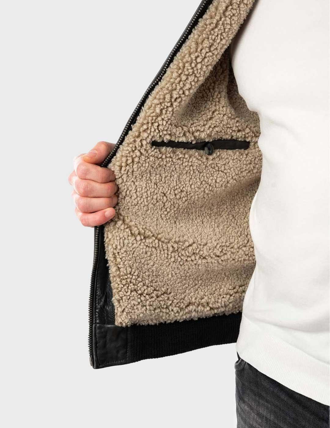 Gipsy Starpilot chaqueta negra para hombre