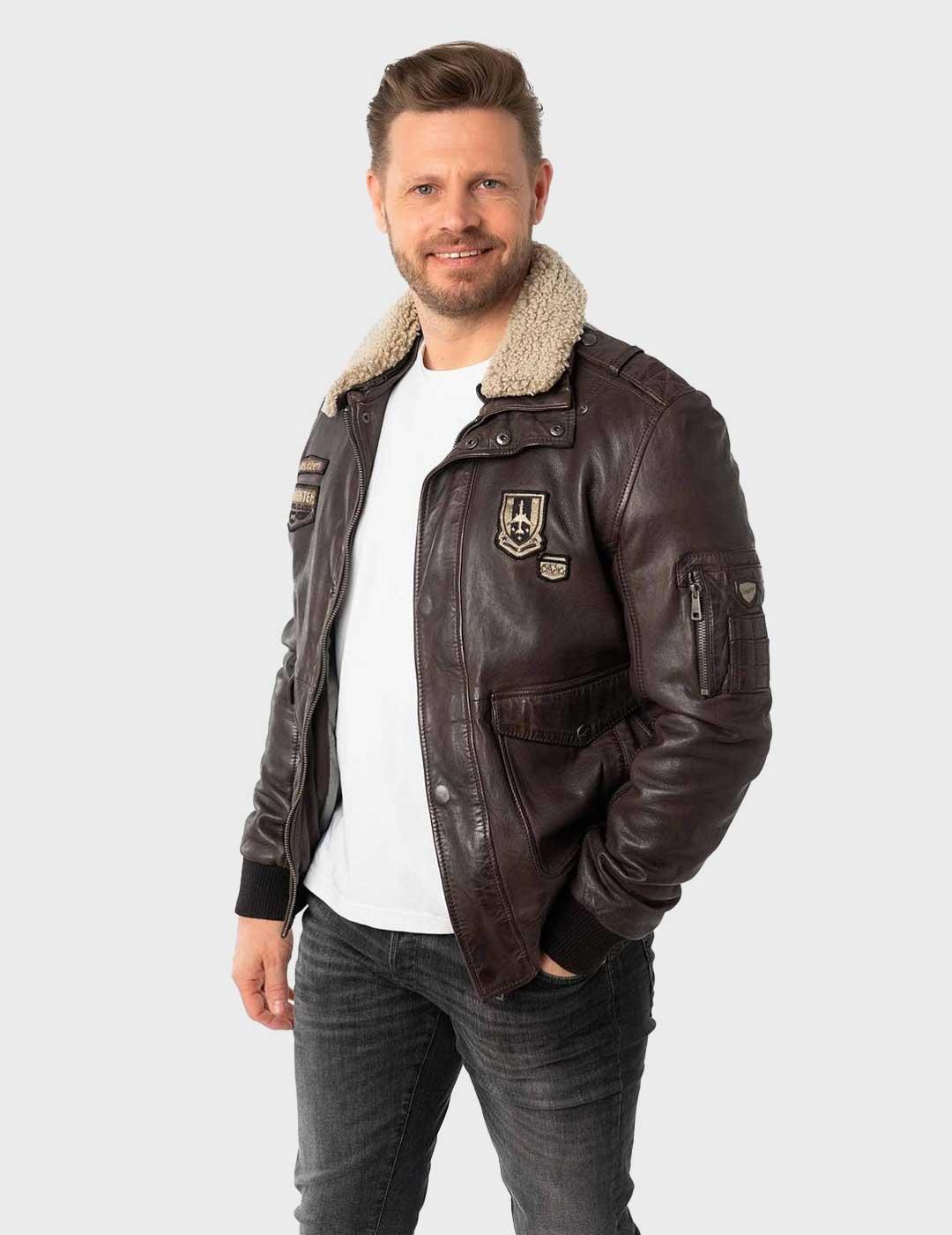 Gipsy Cruise chaqueta marrón para hombre