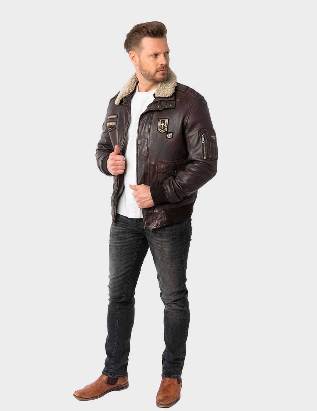 Gipsy Cruise chaqueta marrón para hombre