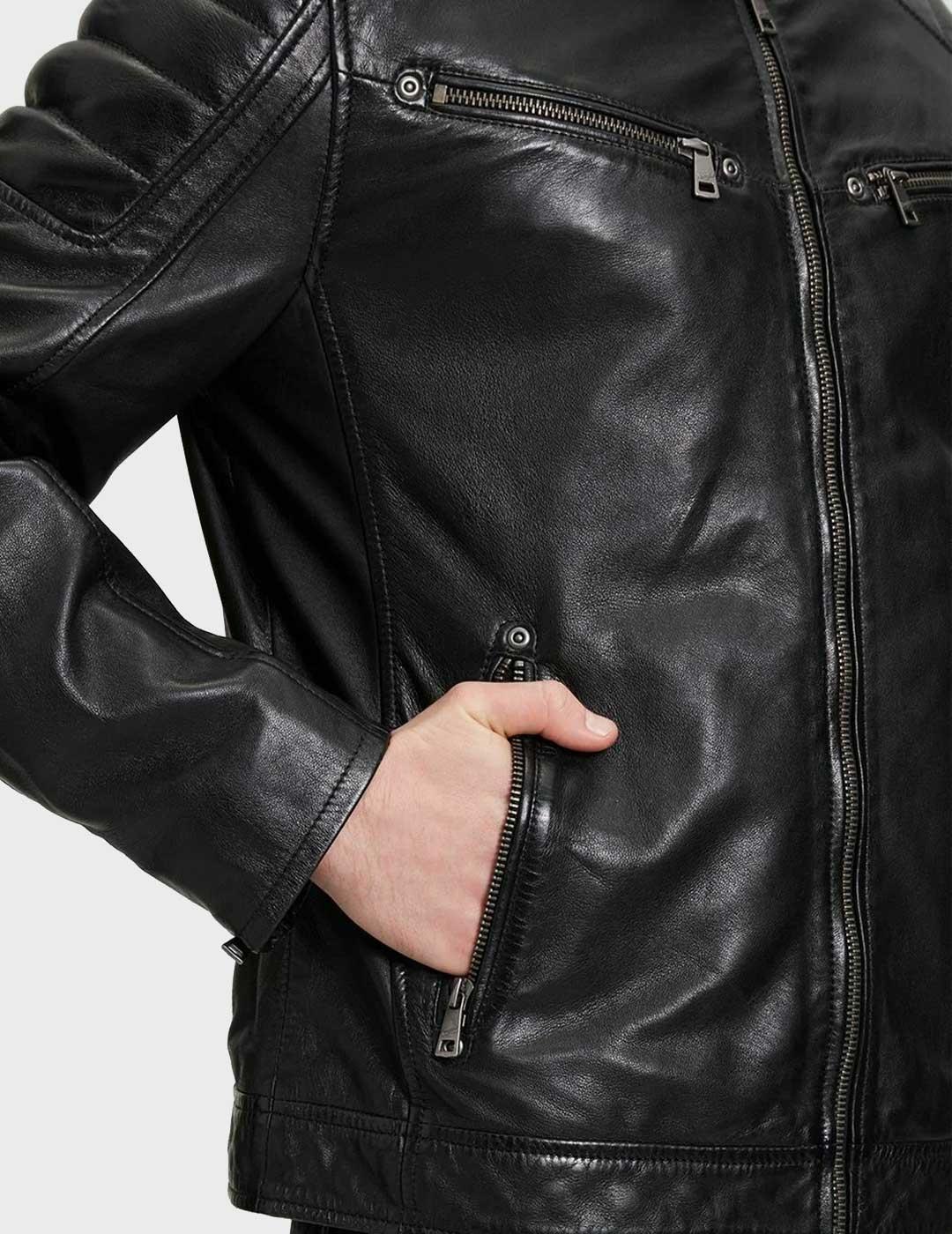 Gipsy Gbderry Laorv chaqueta negra para hombre