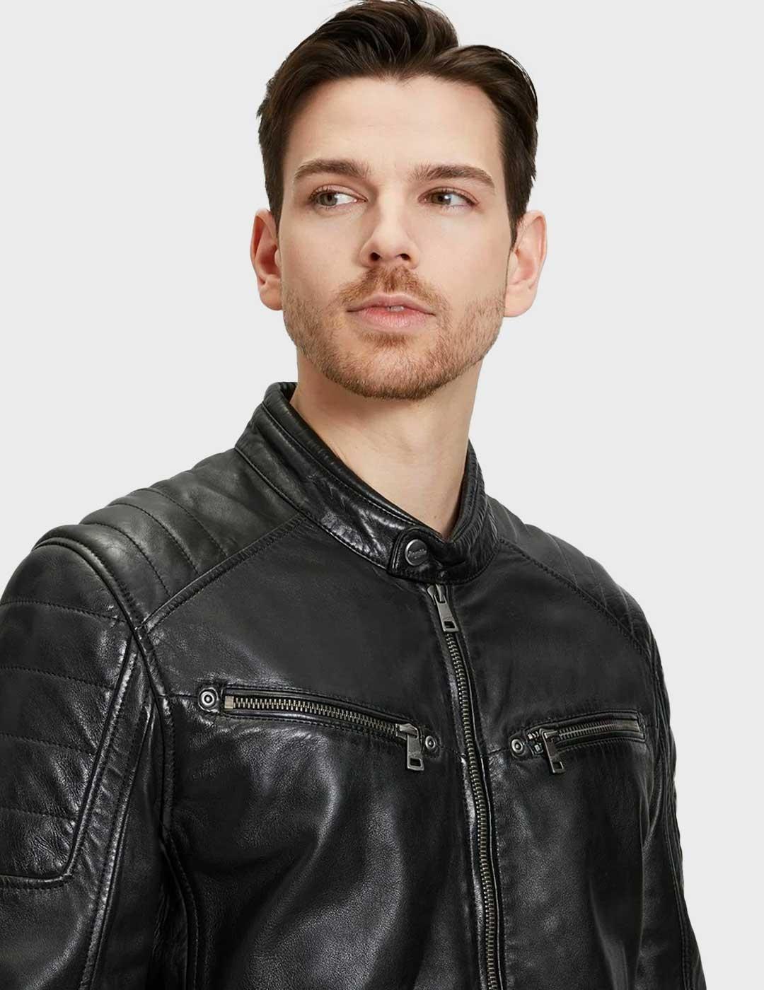 Gipsy Gbderry Laorv chaqueta negra para hombre