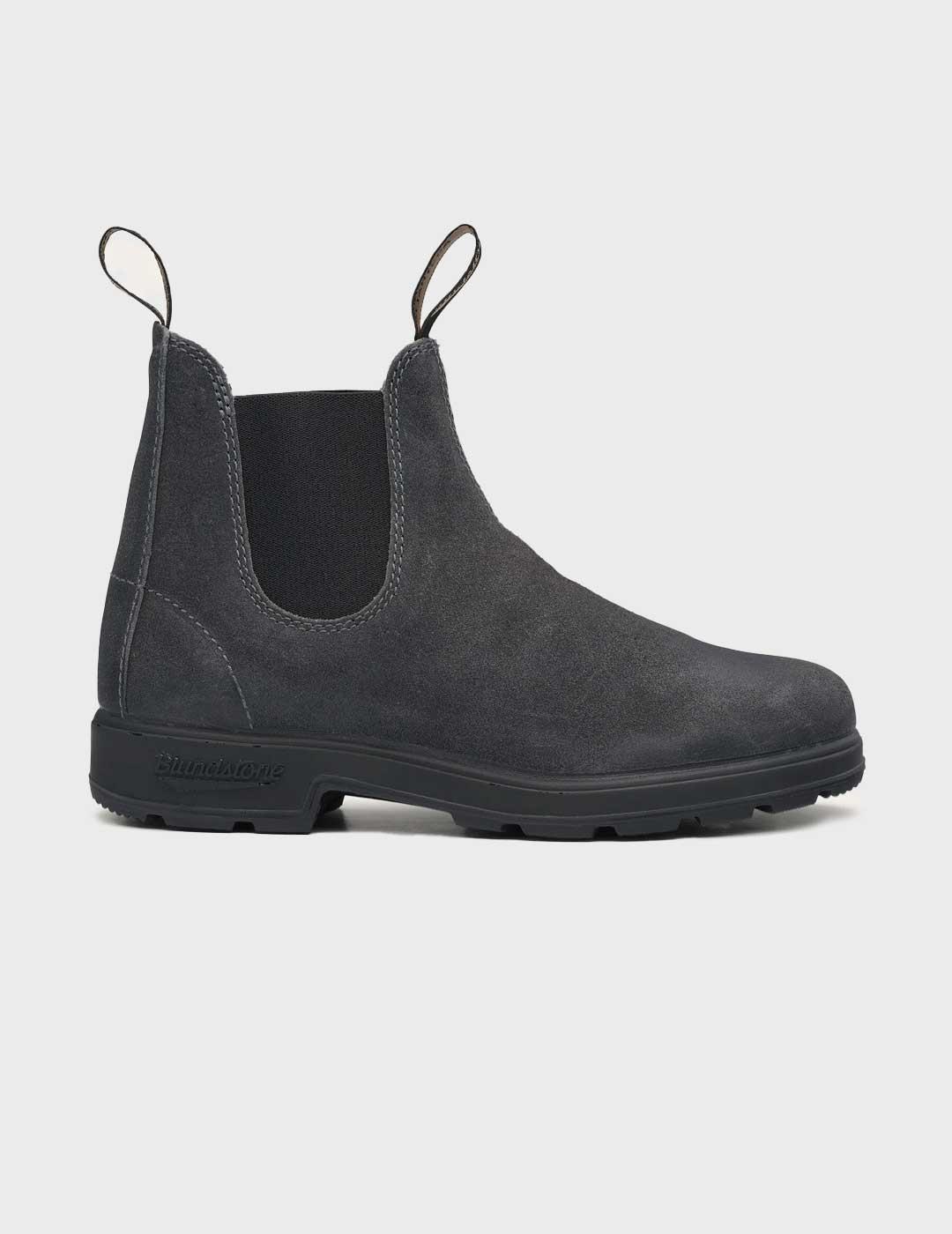 Blundstone 1910 Steal Grey Waxed Suede bota gris para mujer