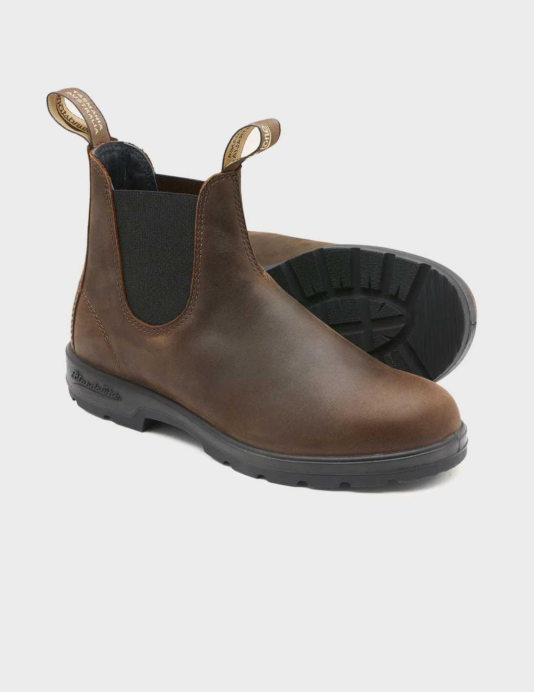 Blundstone 1609 Antiqe Brown Leather bota marrón para hombre