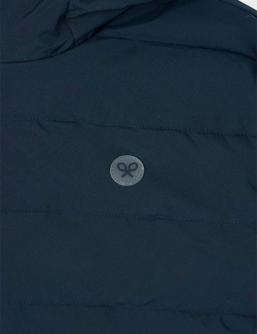 Silbon abrigo gris y azul marino reversible para hombre