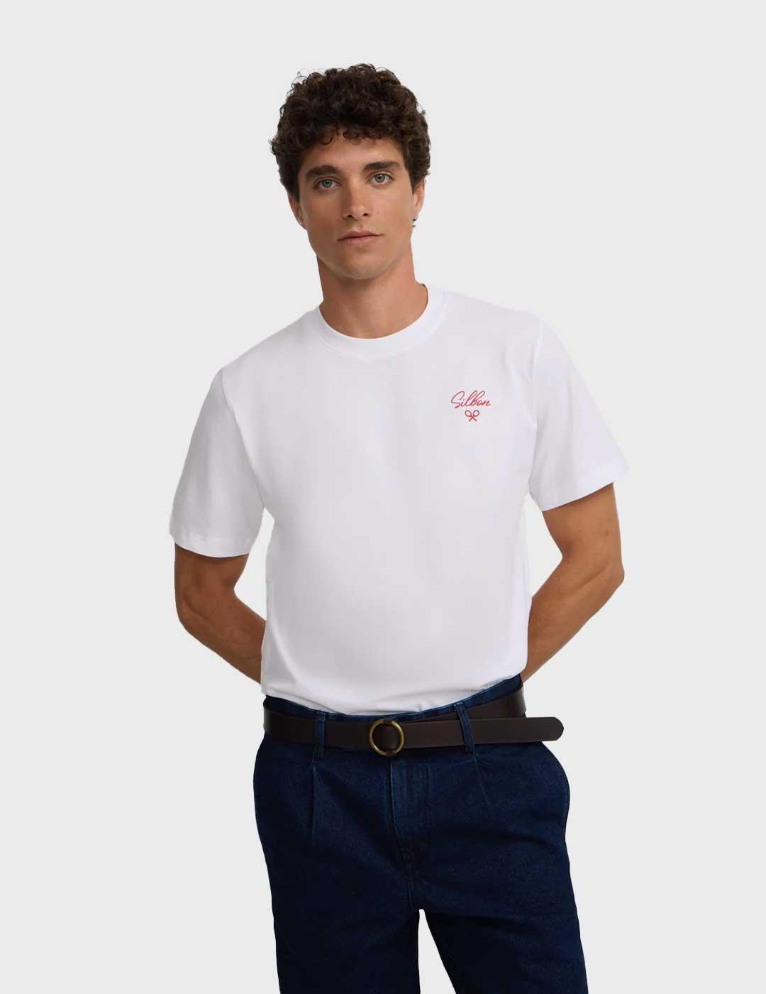 Silbon Le Marais camiseta blanca para hombre