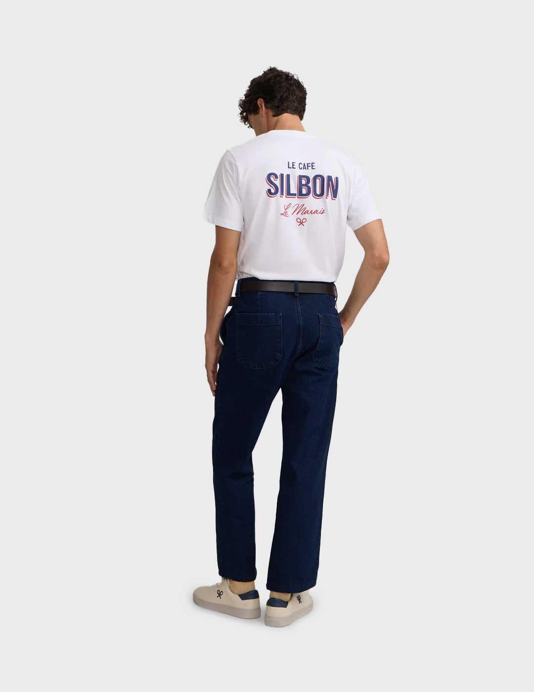 Silbon Le Marais camiseta blanca para hombre