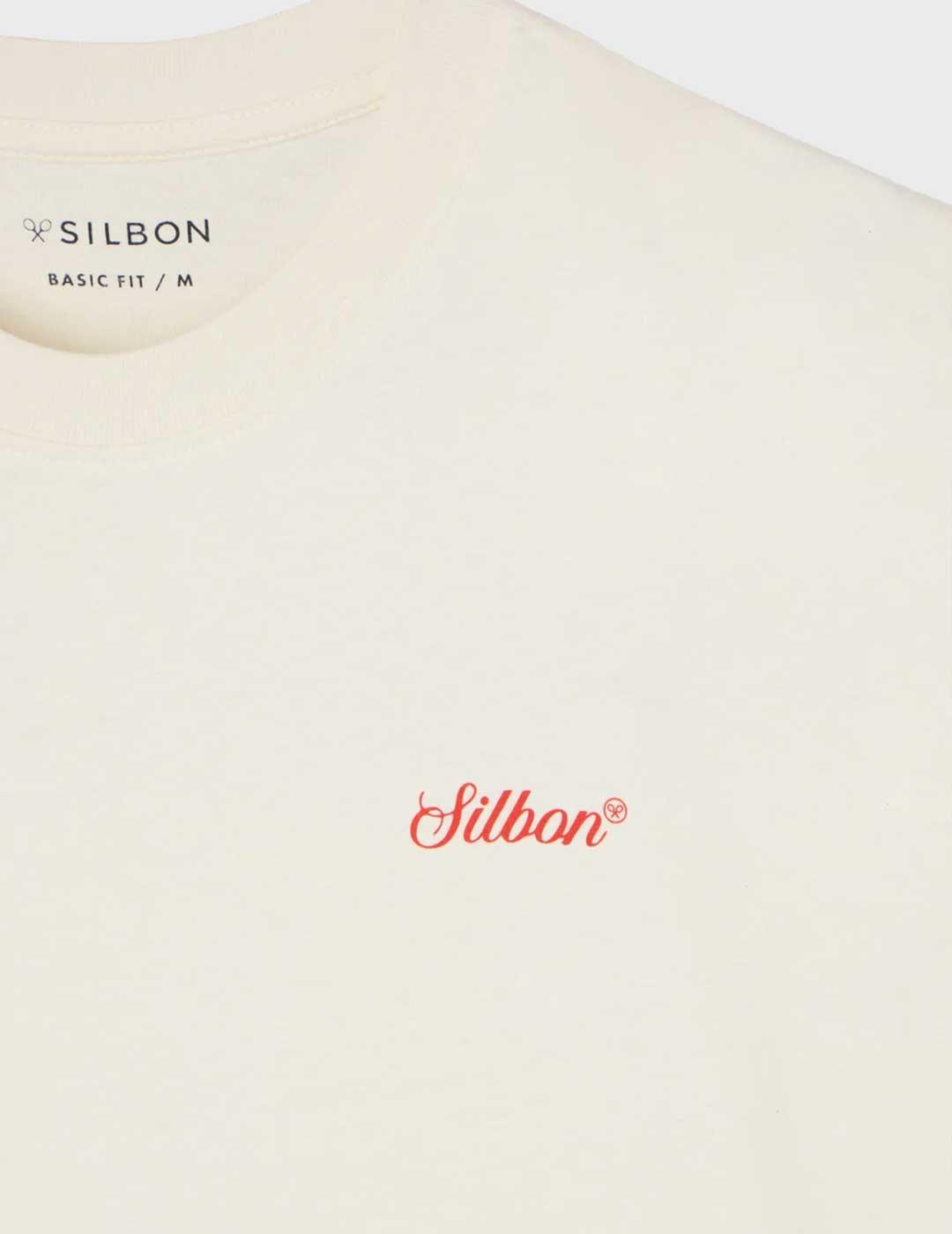 Silbon Sail Club camiseta beige para hombre