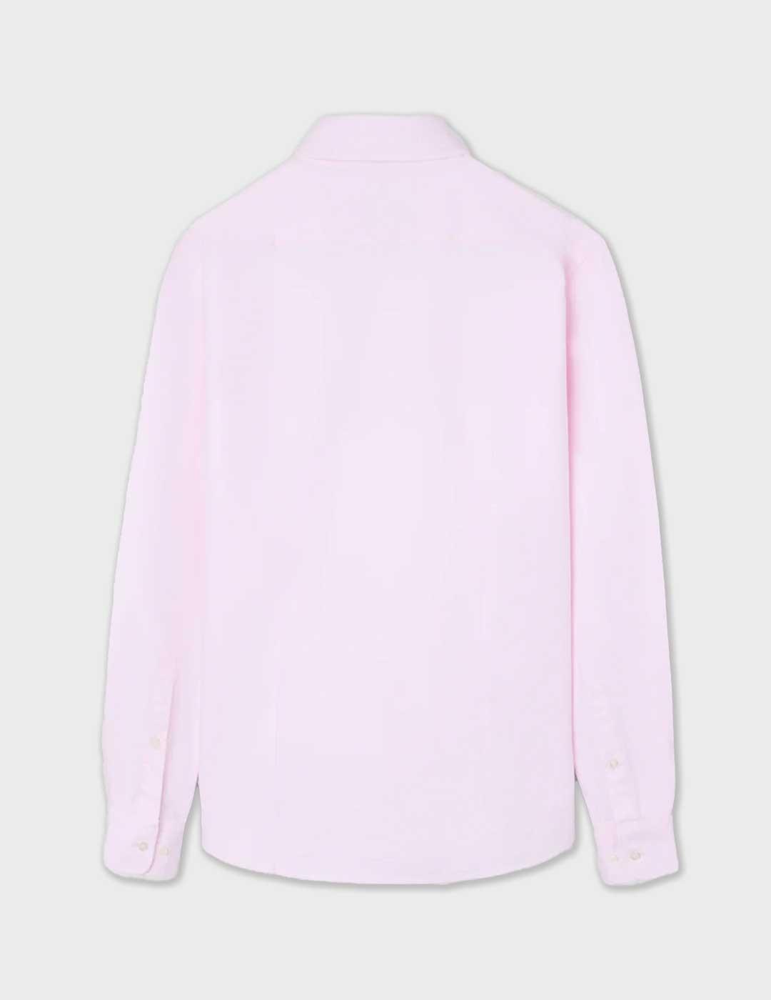 Silbon Sport Oxford camisa rosa para hombre