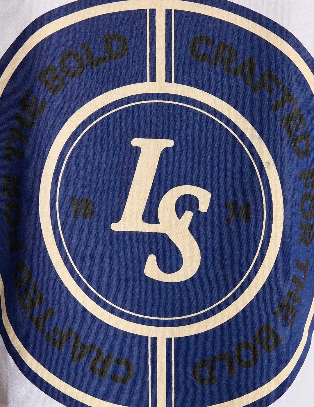 Lyle & Scott Born In The Borders camiseta blanca para hombre