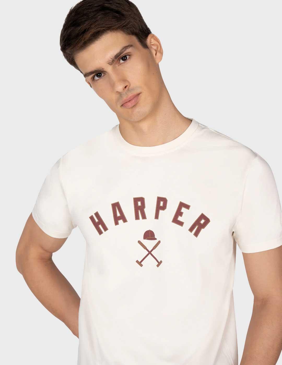 Harper & Neyer New England camiseta beige para hombre
