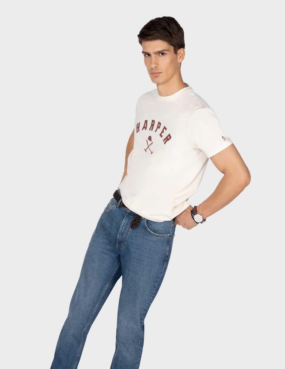 Harper & Neyer New England camiseta beige para hombre