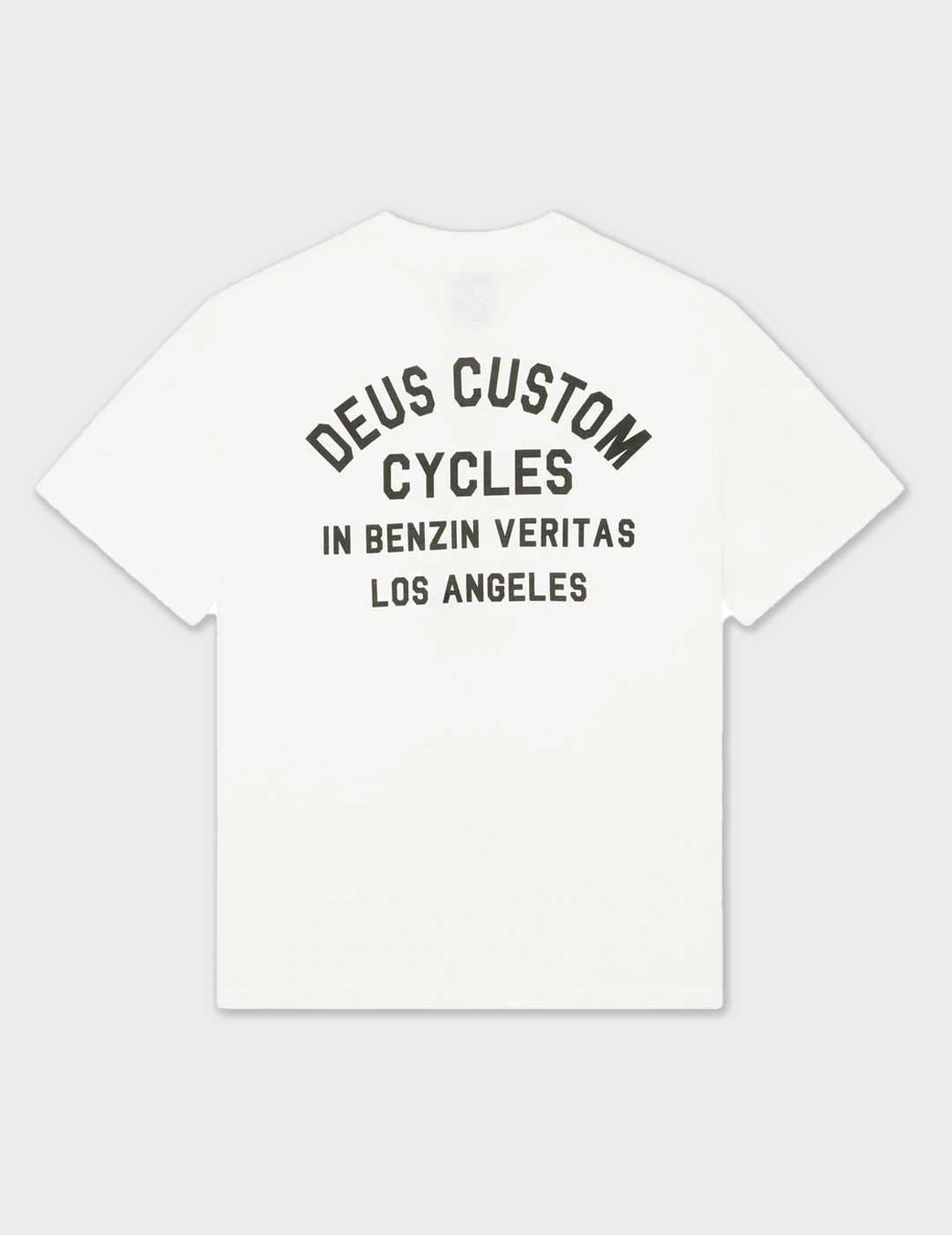 Deus Palermo Dirty camiseta blanca para hombre