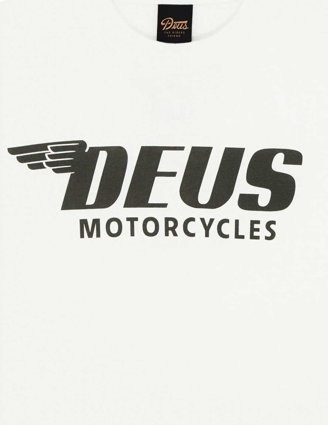 Deus Palermo Dirty camiseta blanca para hombre