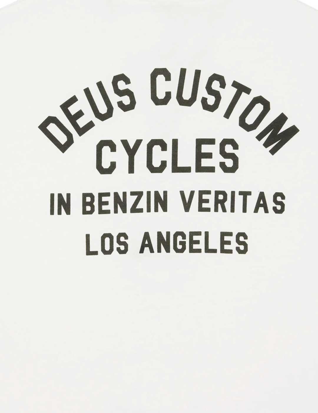 Deus Palermo Dirty camiseta blanca para hombre