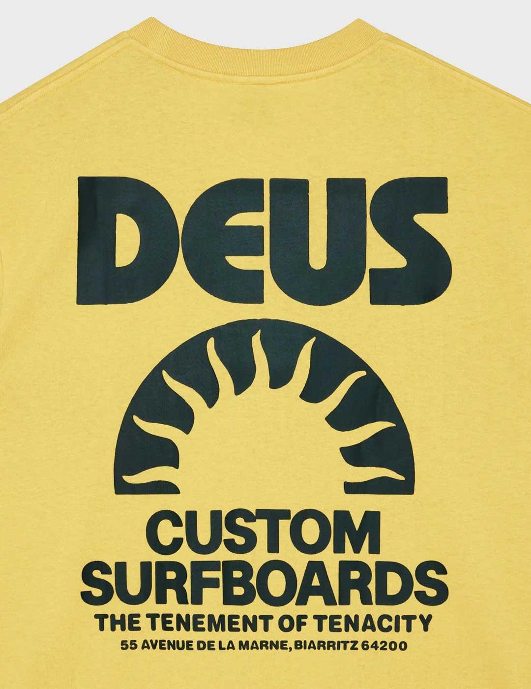 Deus Melodies MImosa camiseta amarilla para hombre