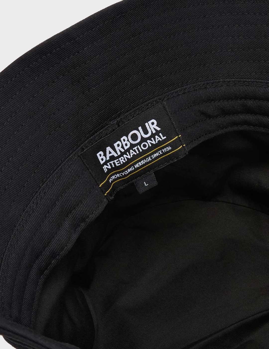 Barbour International Norton Drill gorro negro para hombre