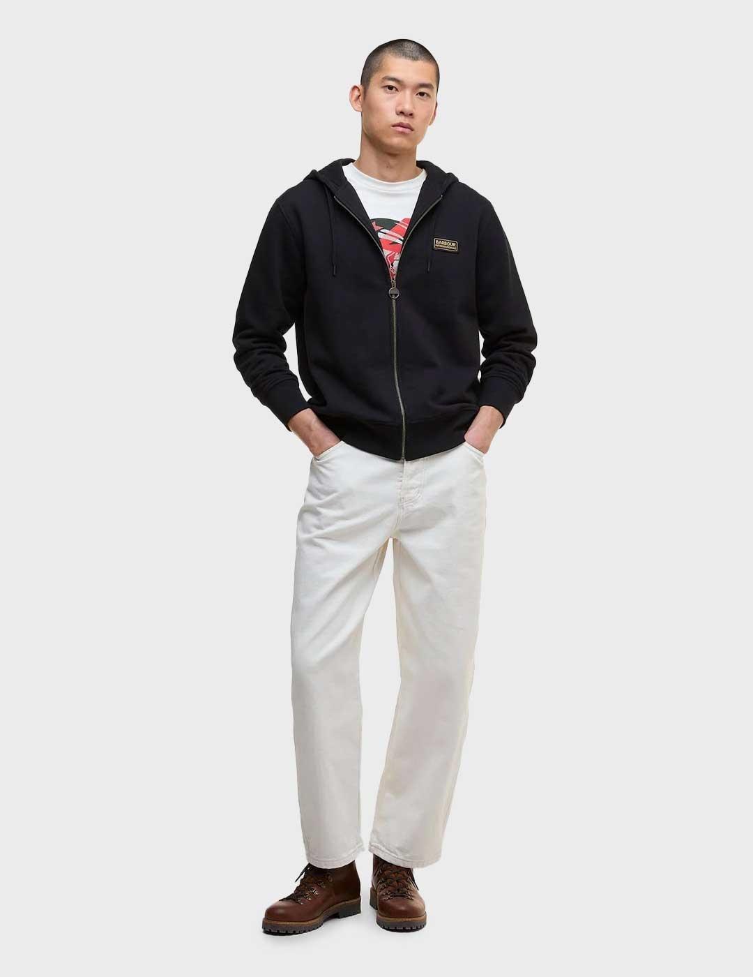 Barbour International Donningtong sudadera negra para hombre