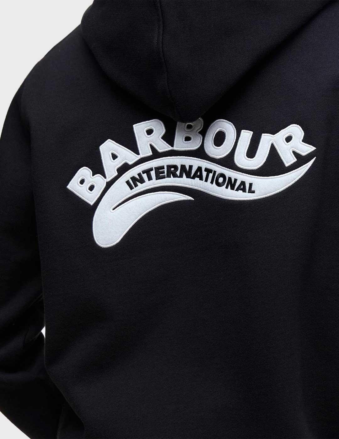 Barbour International Donningtong sudadera negra para hombre