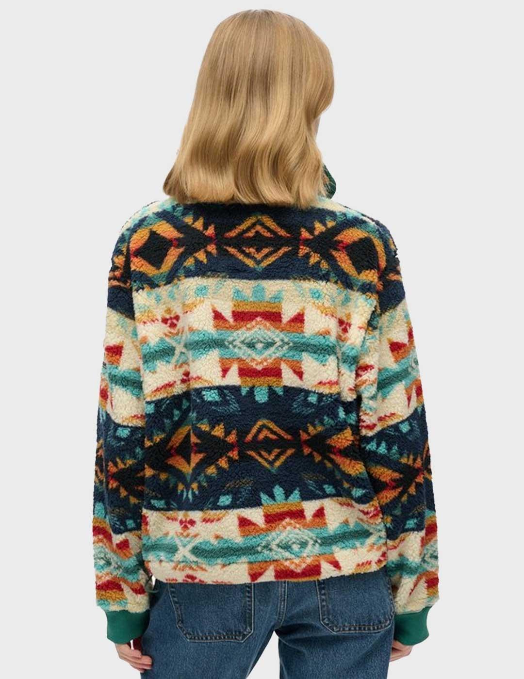 Superdry Super Soft Printe jersey multicolor para mujer