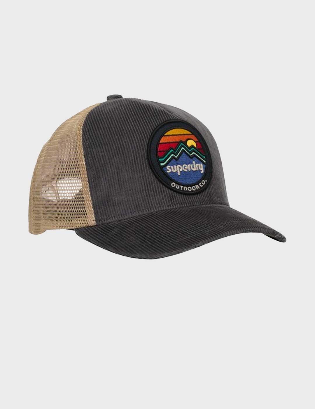 Superdry Mesh Cord gorra azul para hombre y mujer