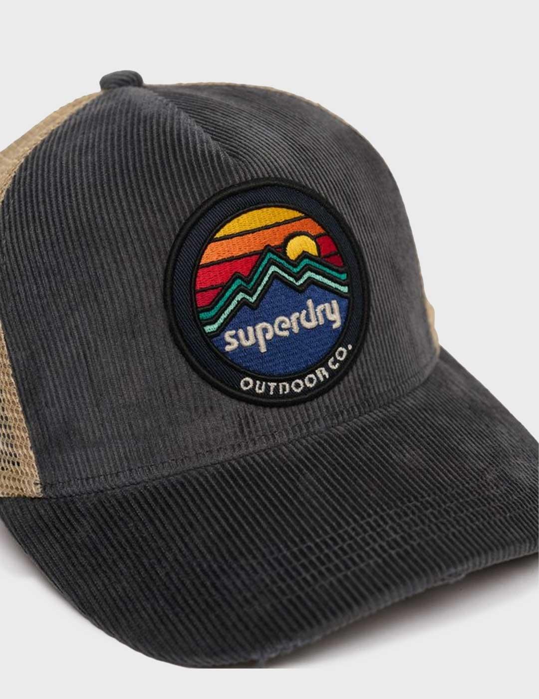 Superdry Mesh Cord gorra azul para hombre y mujer