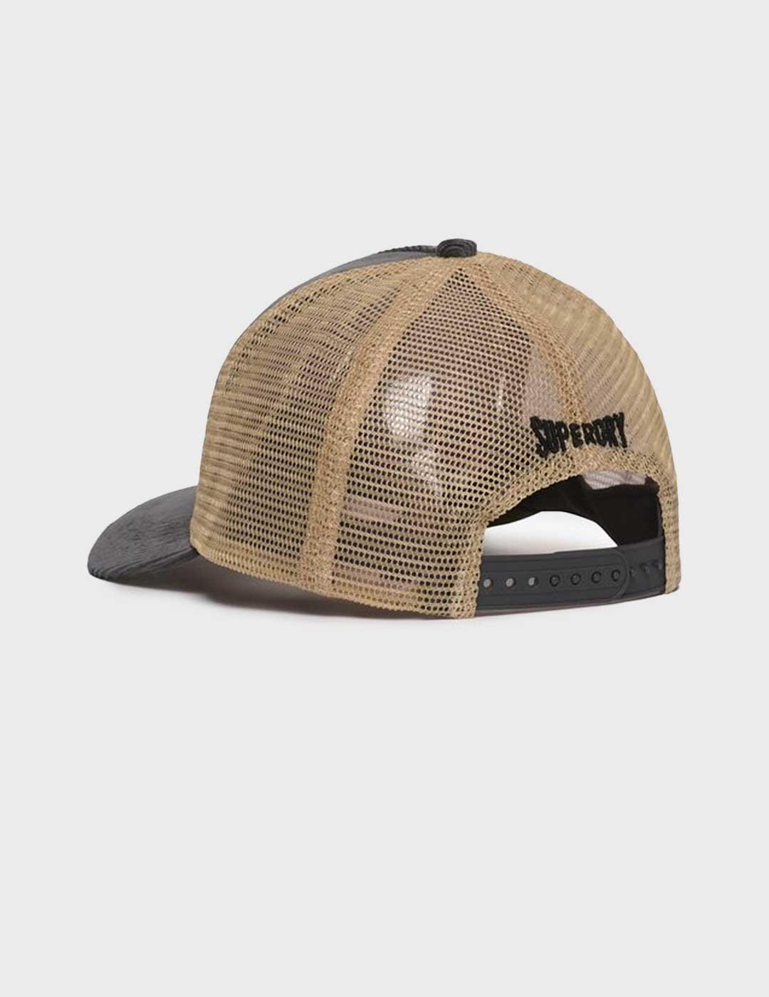 Superdry Mesh Cord gorra azul para hombre y mujer