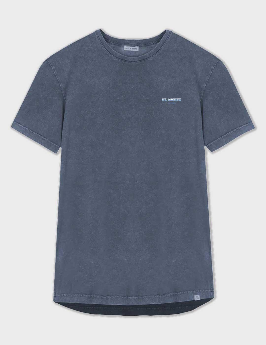 Arica Brand St Mortiz camiseta azul para hombre y mujer