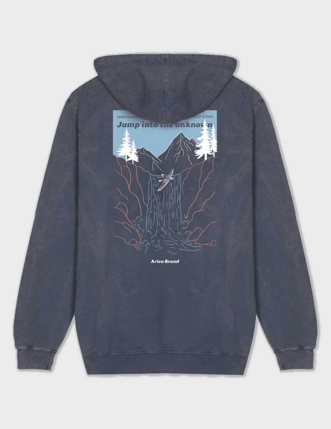 Arica Brand Adirondack sudadera azul marino para hombre