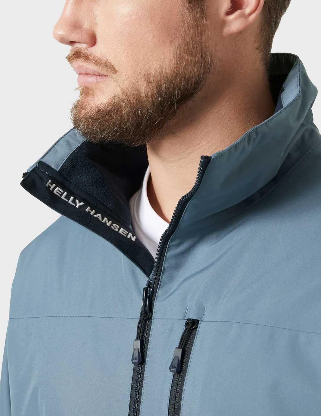 Helly Hansen Crew Midlayer 2 chaqueta azul para hombre