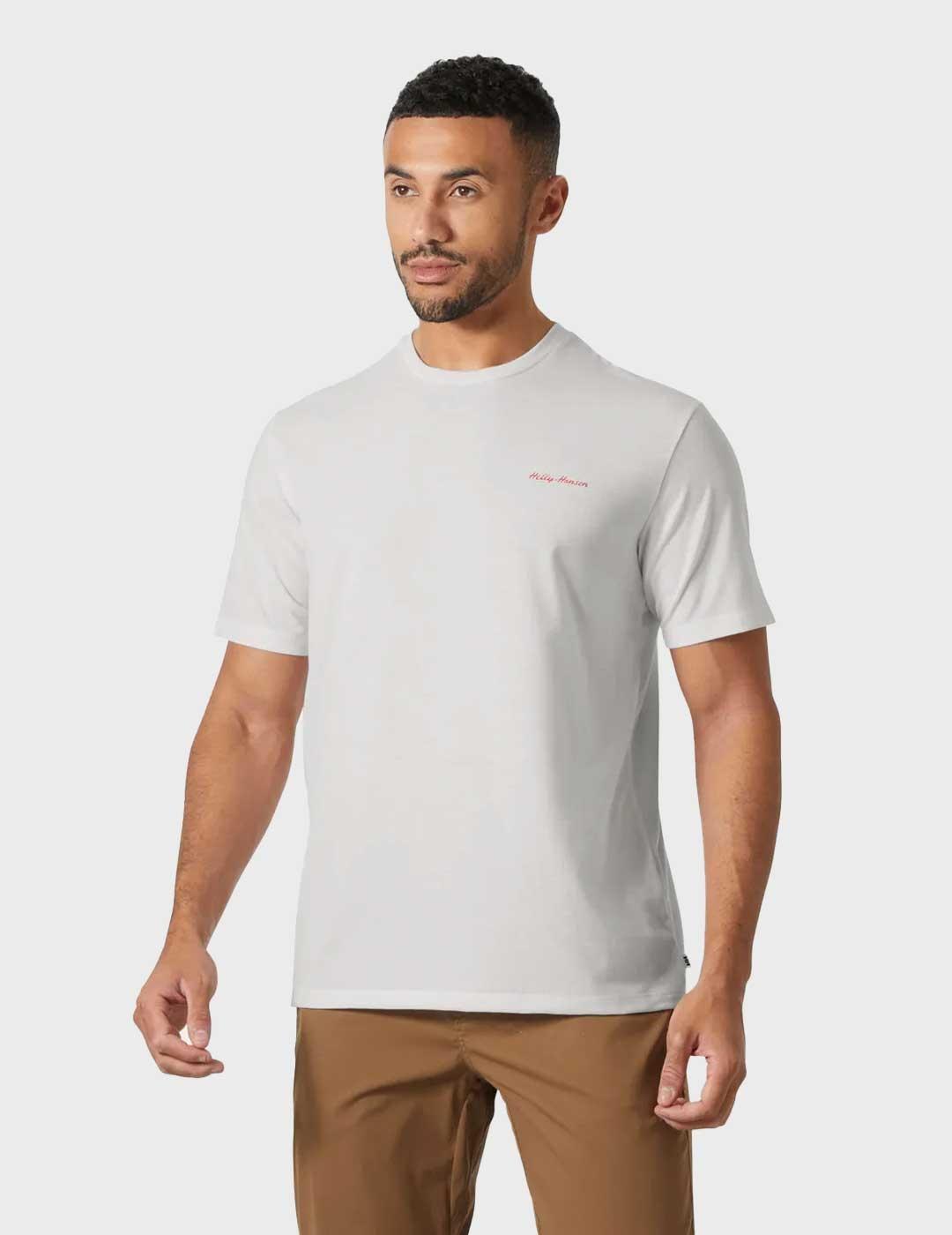 Helly Hansen Skog camiseta blanca para hombre