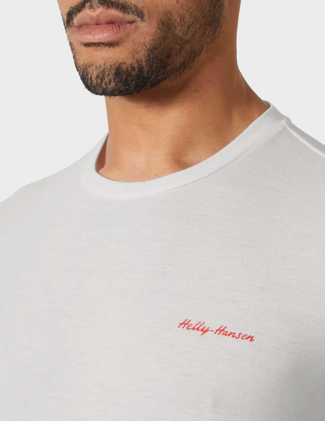 Helly Hansen Skog camiseta blanca para hombre