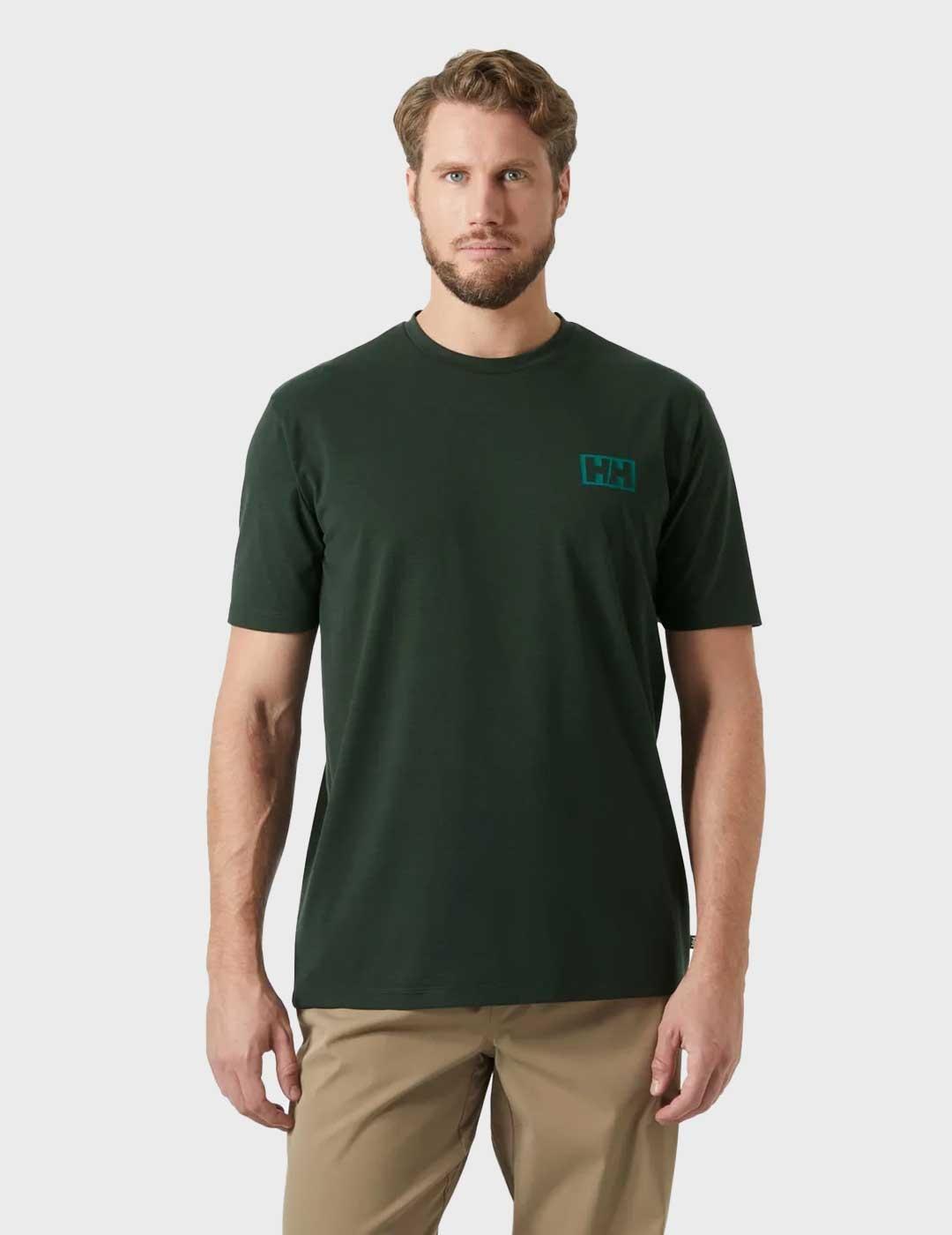 Helly Hansen Skog camiseta verde para hombre