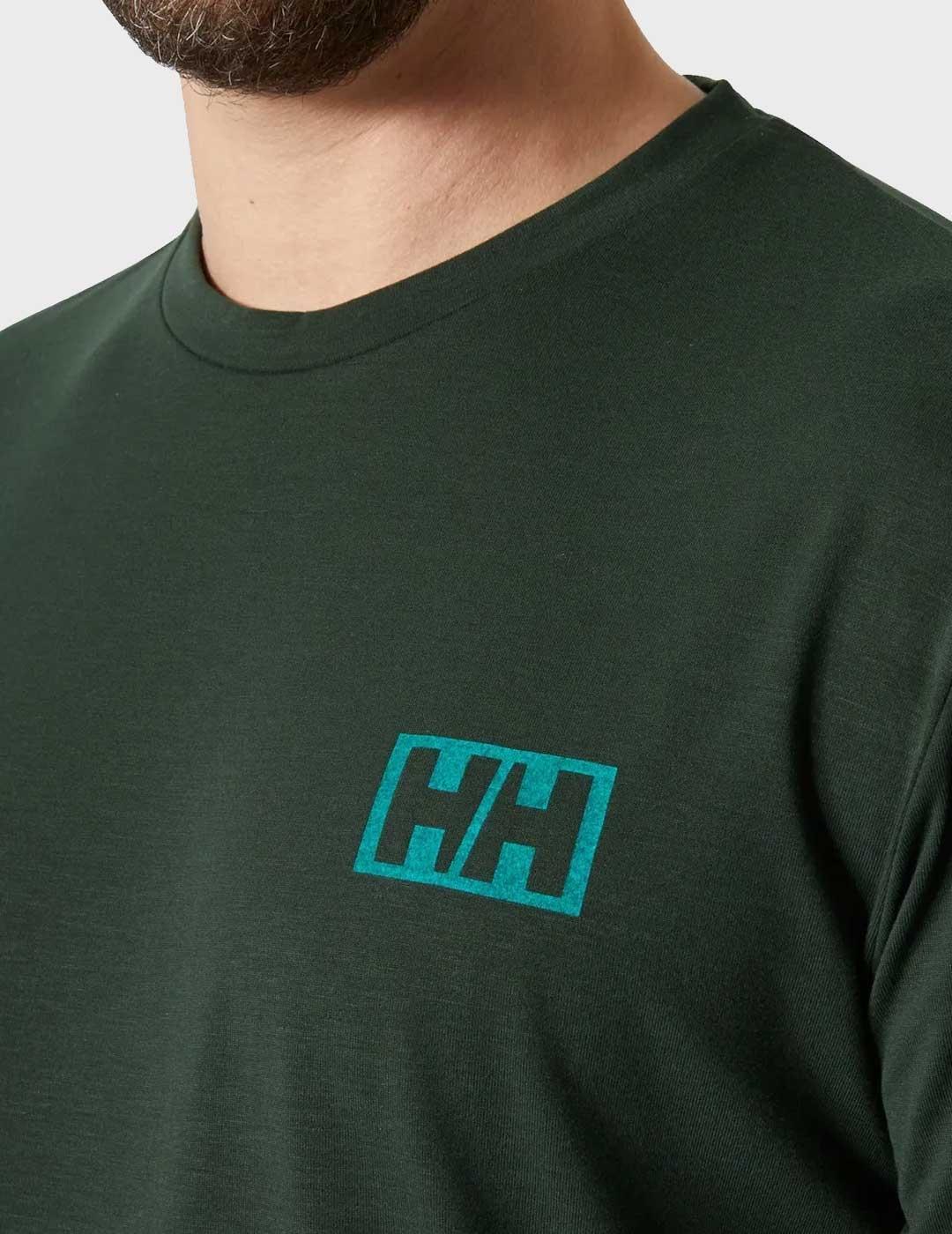 Helly Hansen Skog camiseta verde para hombre