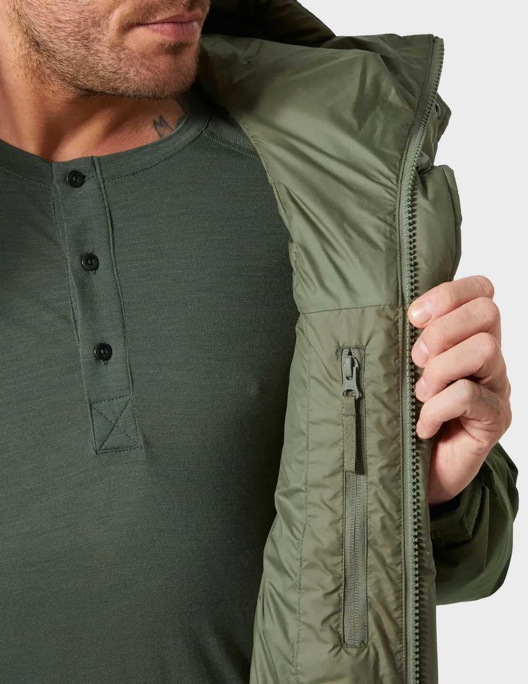 Helly Hansen Escape Down chaqueta verde para hombre