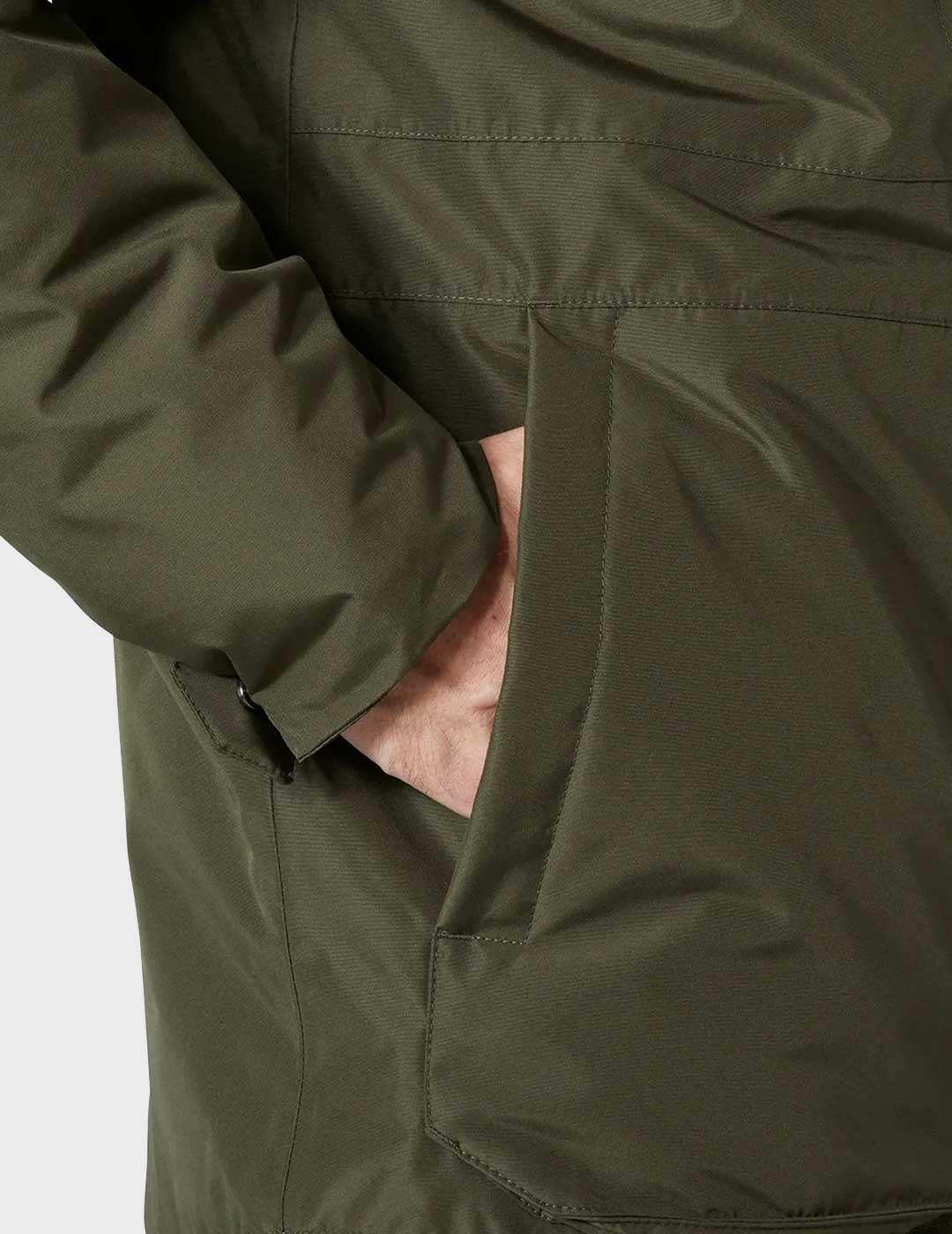 Helly Hansen Coastal 3.0 abrigo verde para hombre