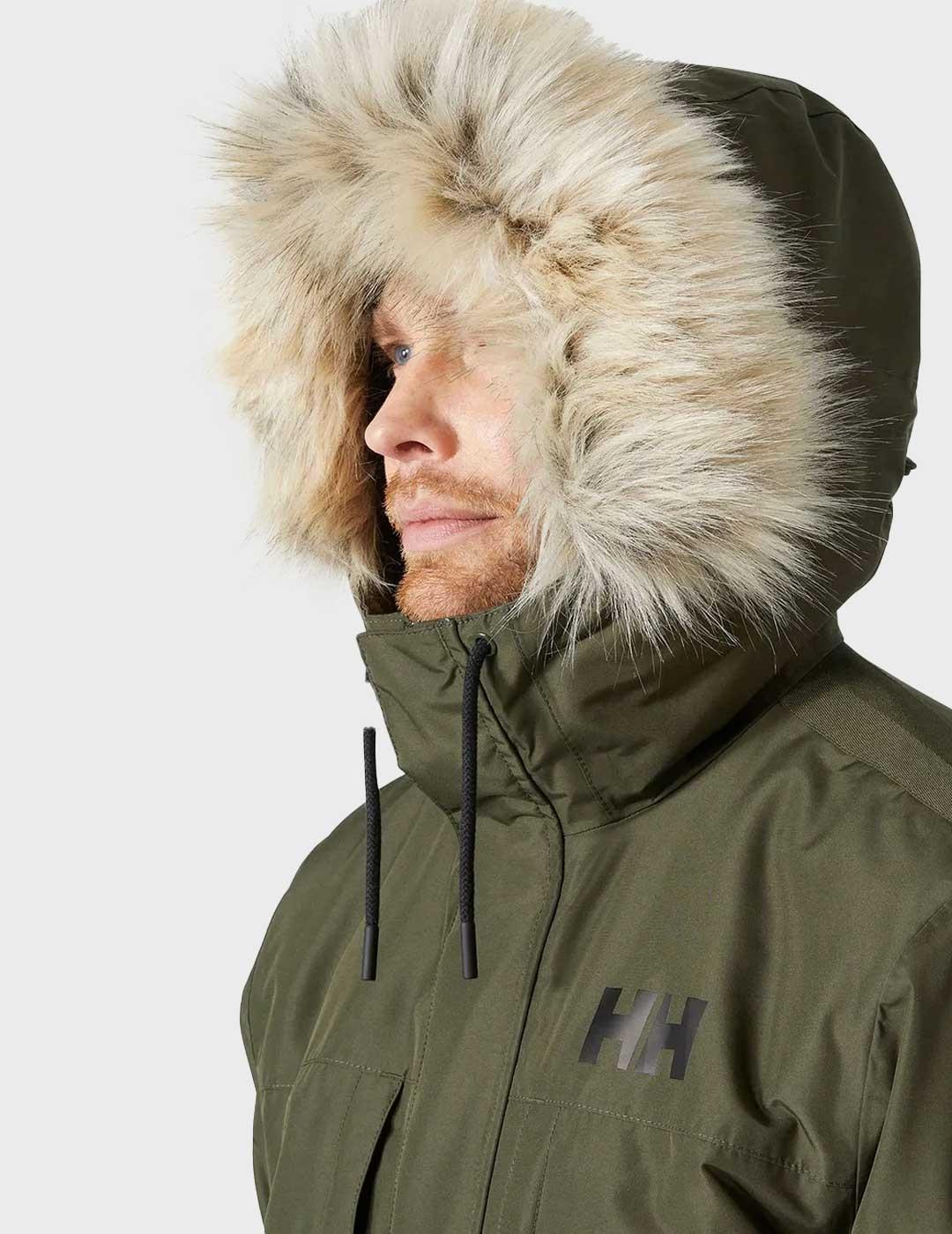 Helly Hansen Coastal 3.0 abrigo verde para hombre